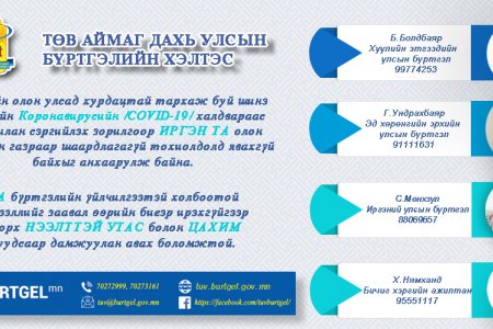 Маскаа зүүж, гараа ариутгая!!!