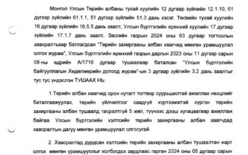Орон нутагт тогтвор суурьшилтай ажилласны мөнгөн урамшуулал олгов