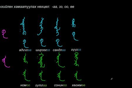 Монгол бичгийн хичээл №20 Хамаатуулах нөхцөл
