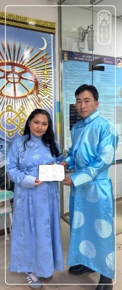 Балжинням, Дашням давхцсан билэгт сайн өдөр гэрлэлтээ батлуулав.