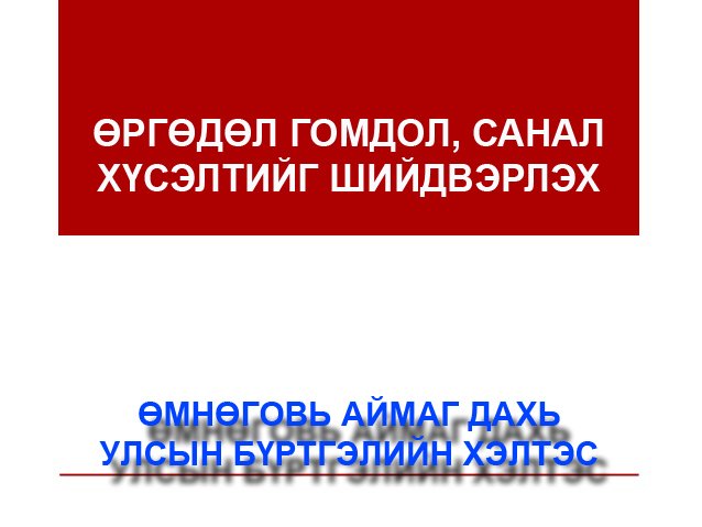 2025 оны 1-р улирлын өргөдөл, гомдлын тоон мэдээ