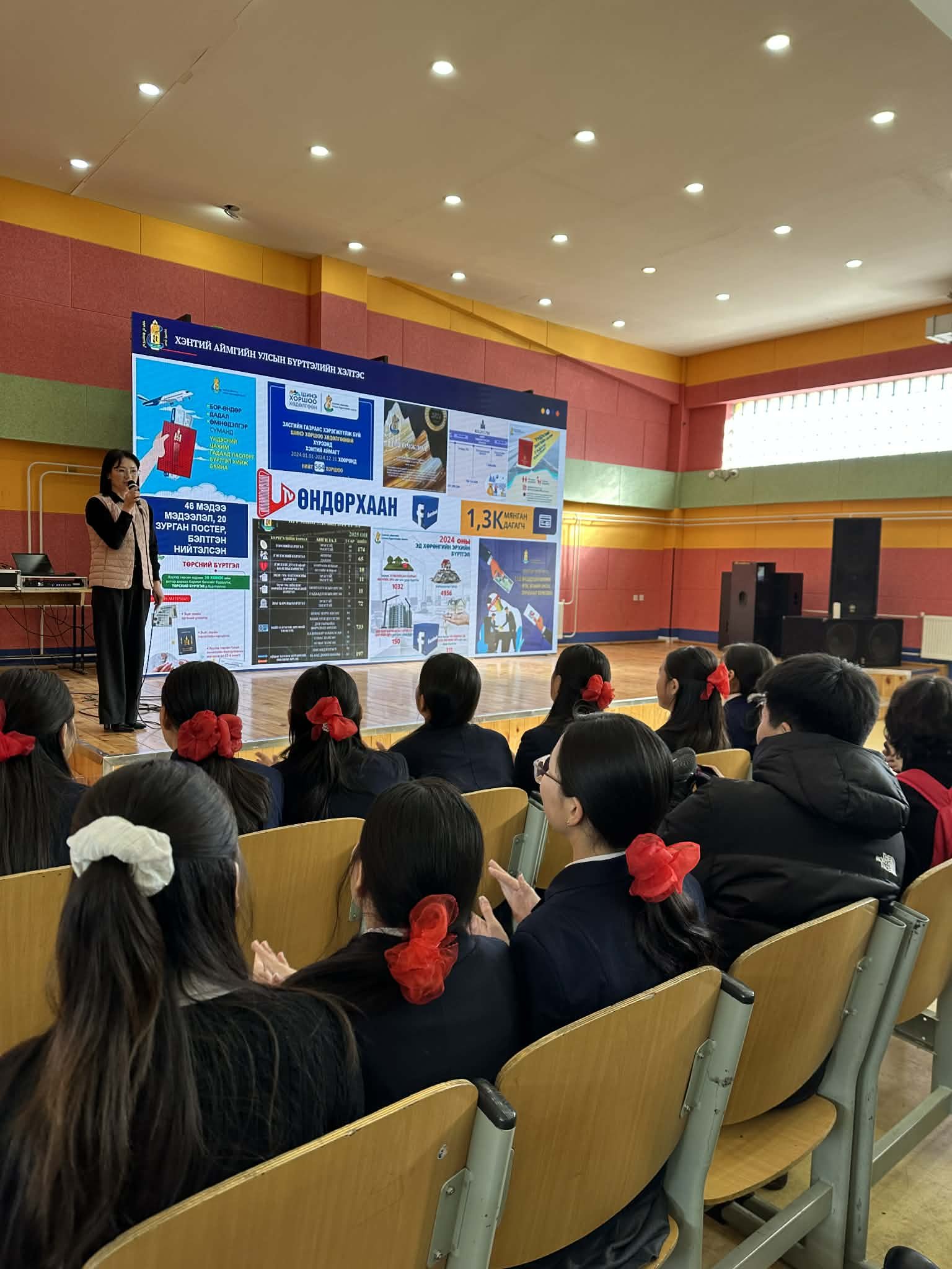 ХЭРЛЭН 1 ДҮГЭЭР СУРГУУЛИЙН СУРАГЧДАД ИРГЭНИЙ ҮНЭМЛЭХНИЙ ТАЛААР МЭДЭЭЛЭЛ ӨГӨВ.